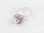 Ring Shamballa Style Pink