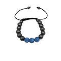 Shamballa Armband  Blau