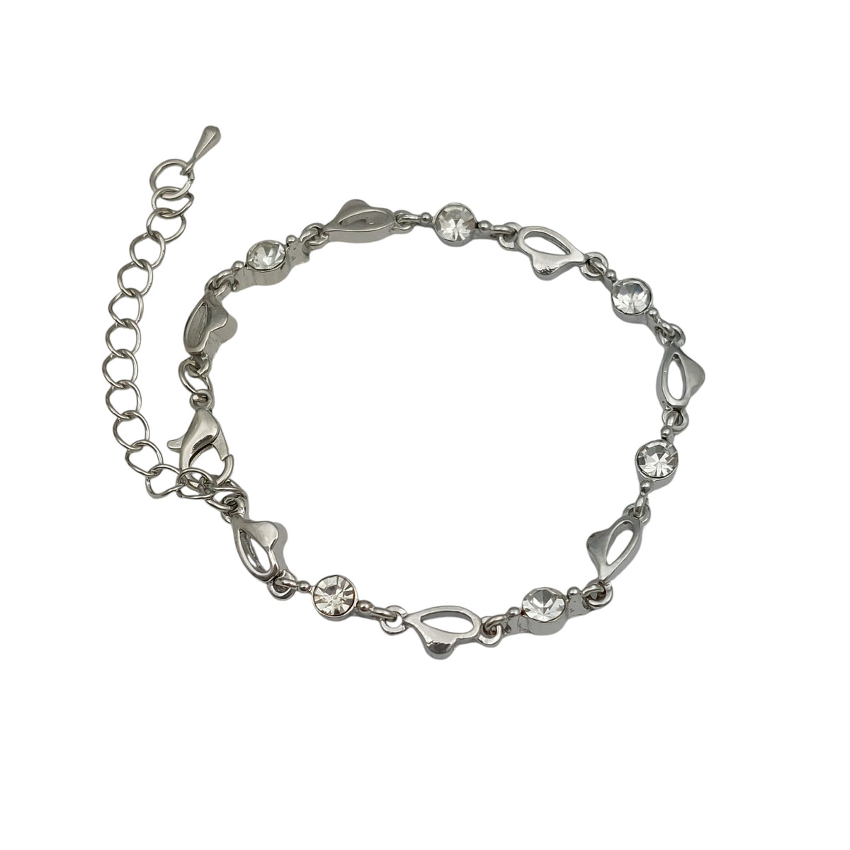 Armband Herz Weiss