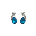 Schmuckset 2 tlg Tropfen Ocean Blau