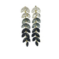 Ohrstecker Zweig Black