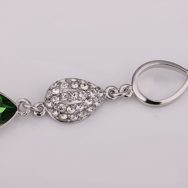 Armband mit Glas Stein Grün
