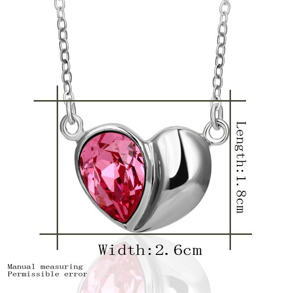 Halskette mit Herz Pink