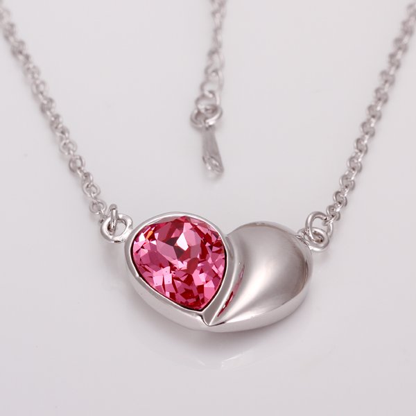 Halskette mit Herz Pink