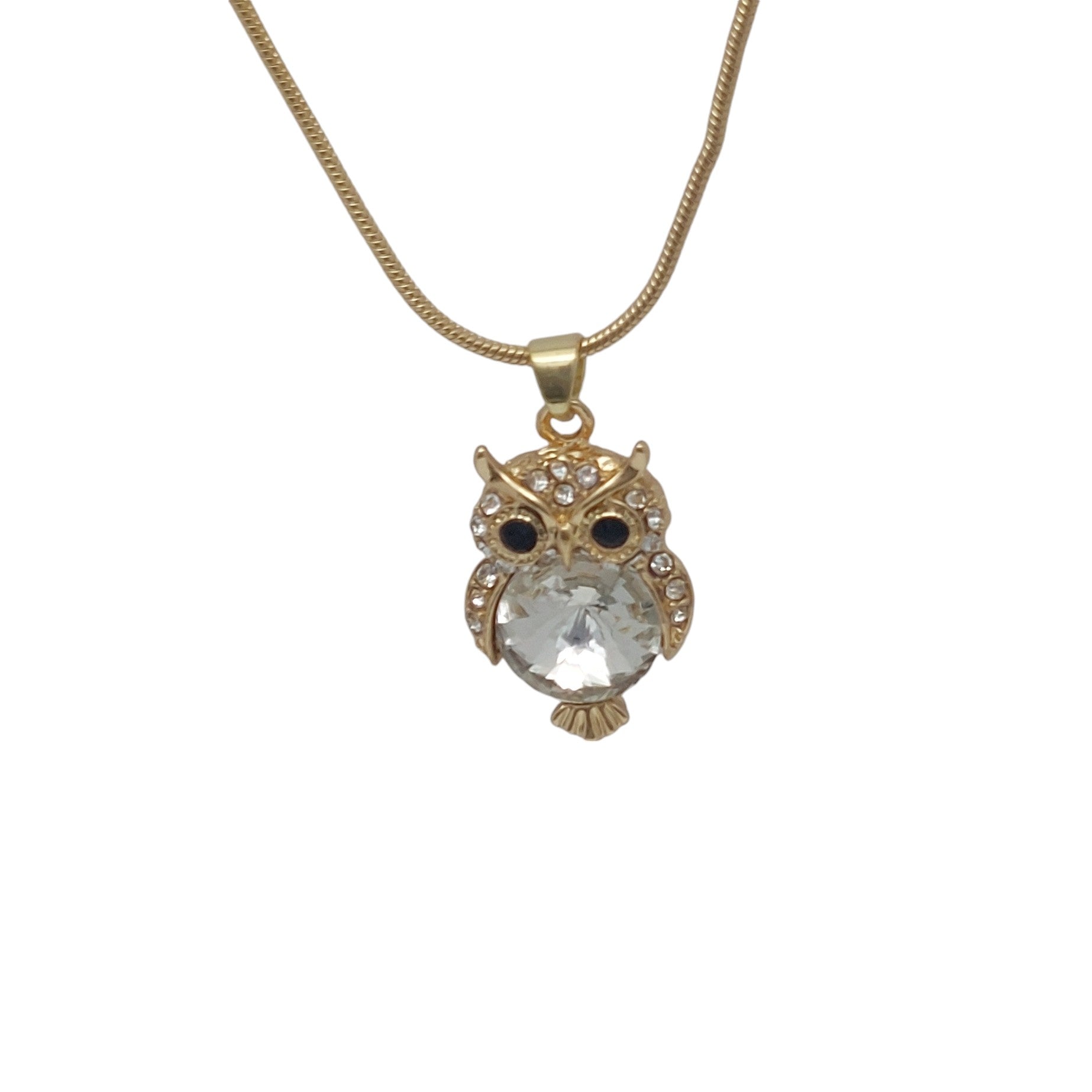 Halskette Eule Gold