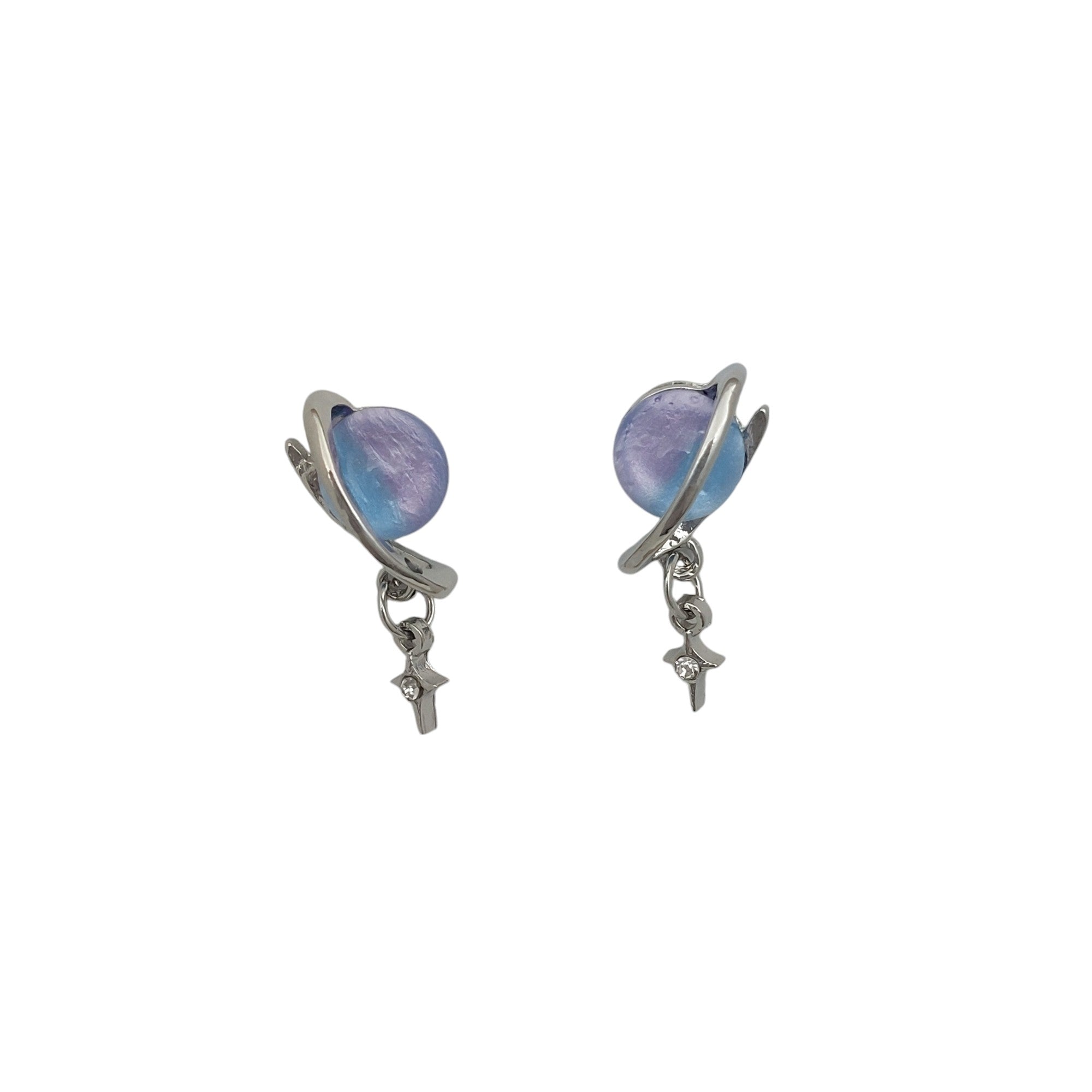 Ohrstecker Blauer Planet