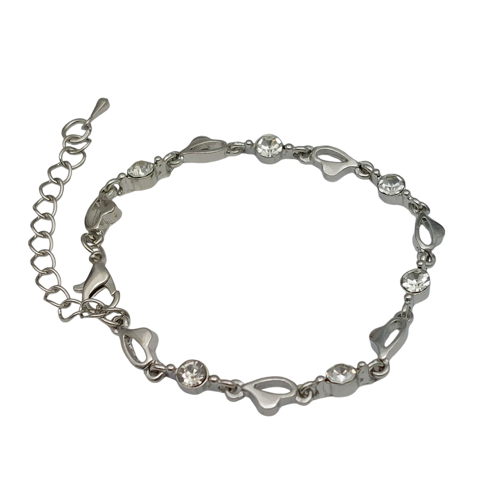 Armband Herz Weiss