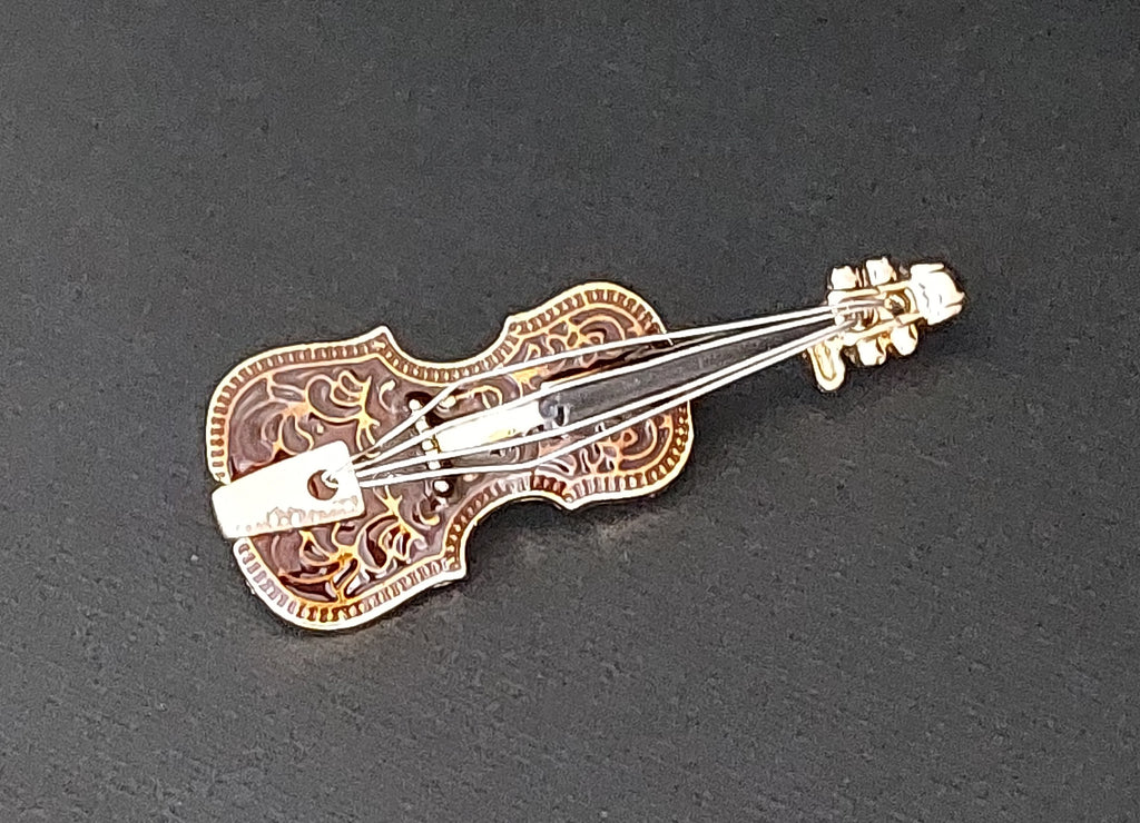 Brosche Violine