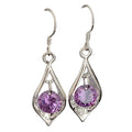 Ohrringe Purple Drop