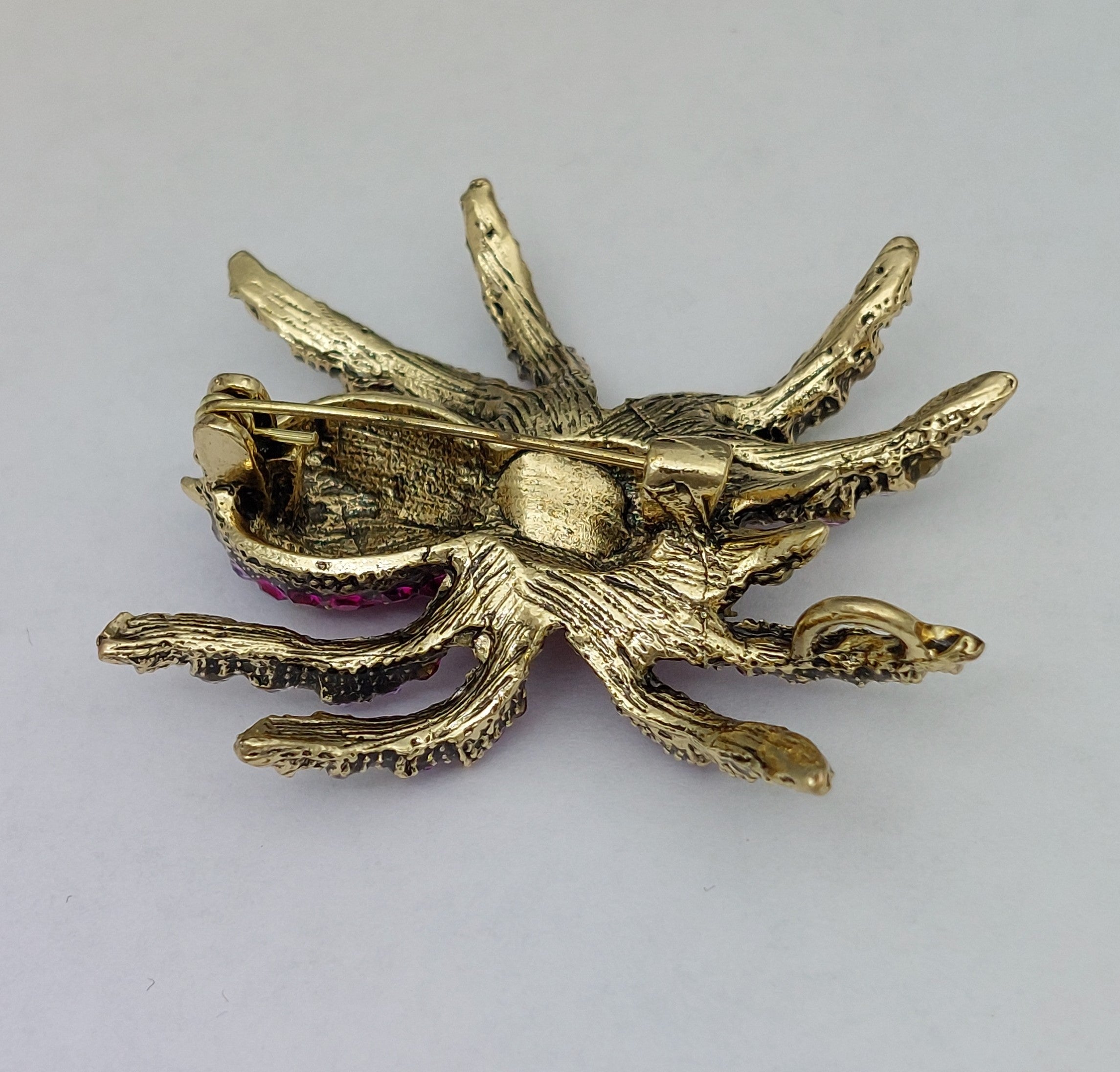 Brosche Vogelspinne Rosa
