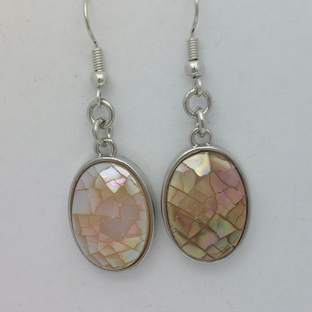 Ohrringe mit Muschel Pink