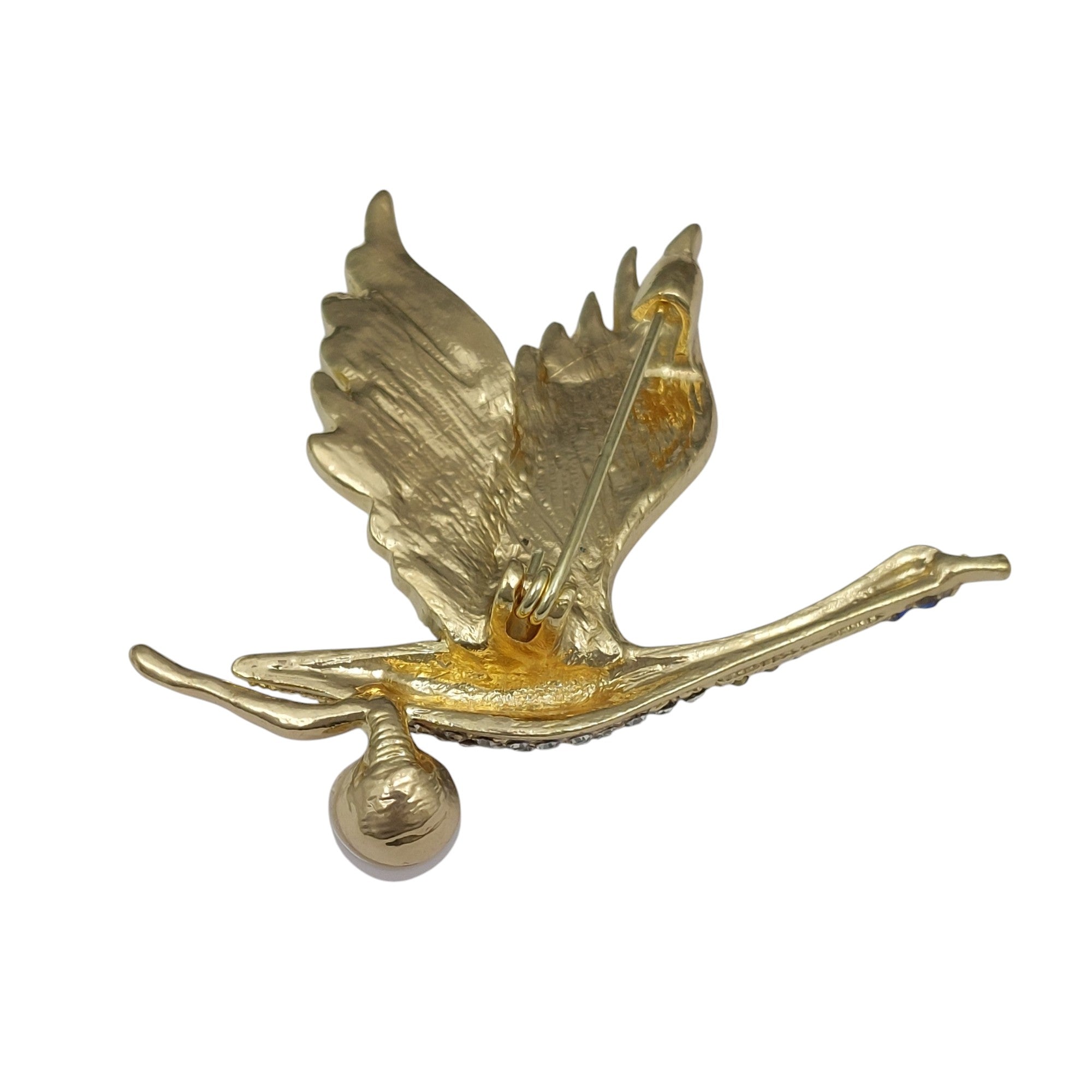 Brosche Fliegender Schwan