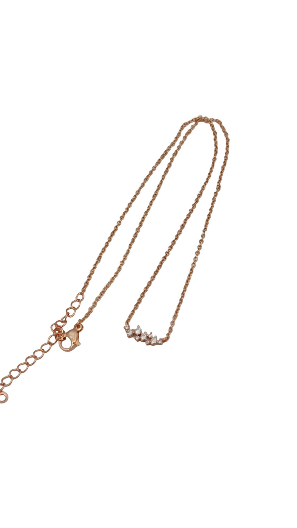 Halskette mit Strass Anhänger