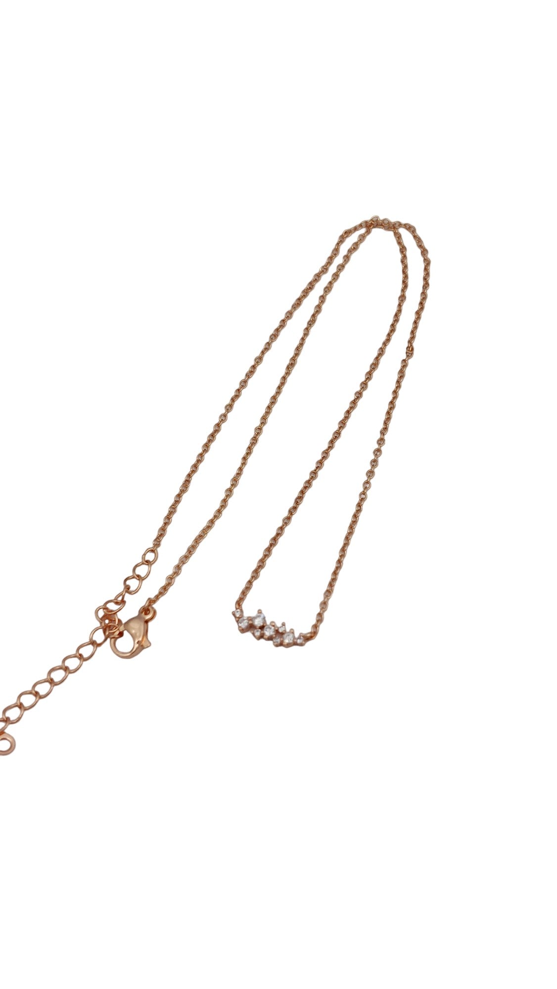 Halskette mit Strass Anhänger