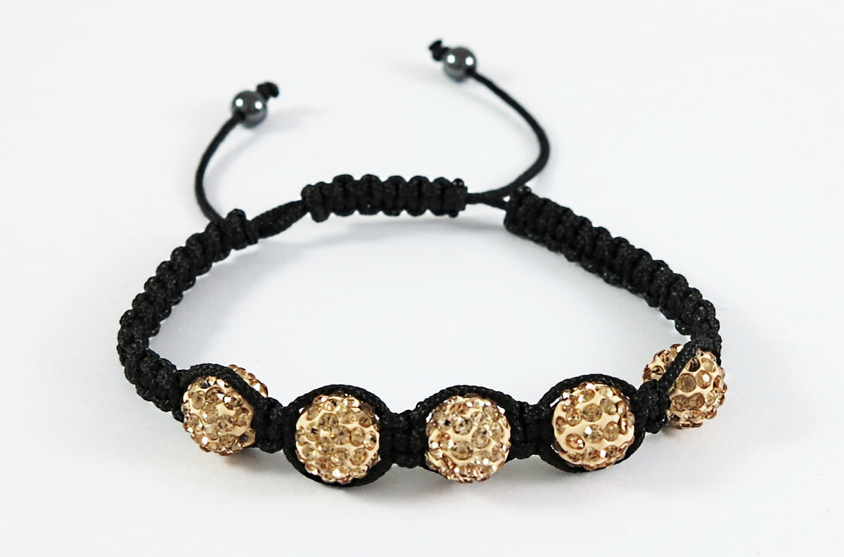 Shamballa Armband Lachs