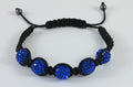 Shamballa Armband Blau