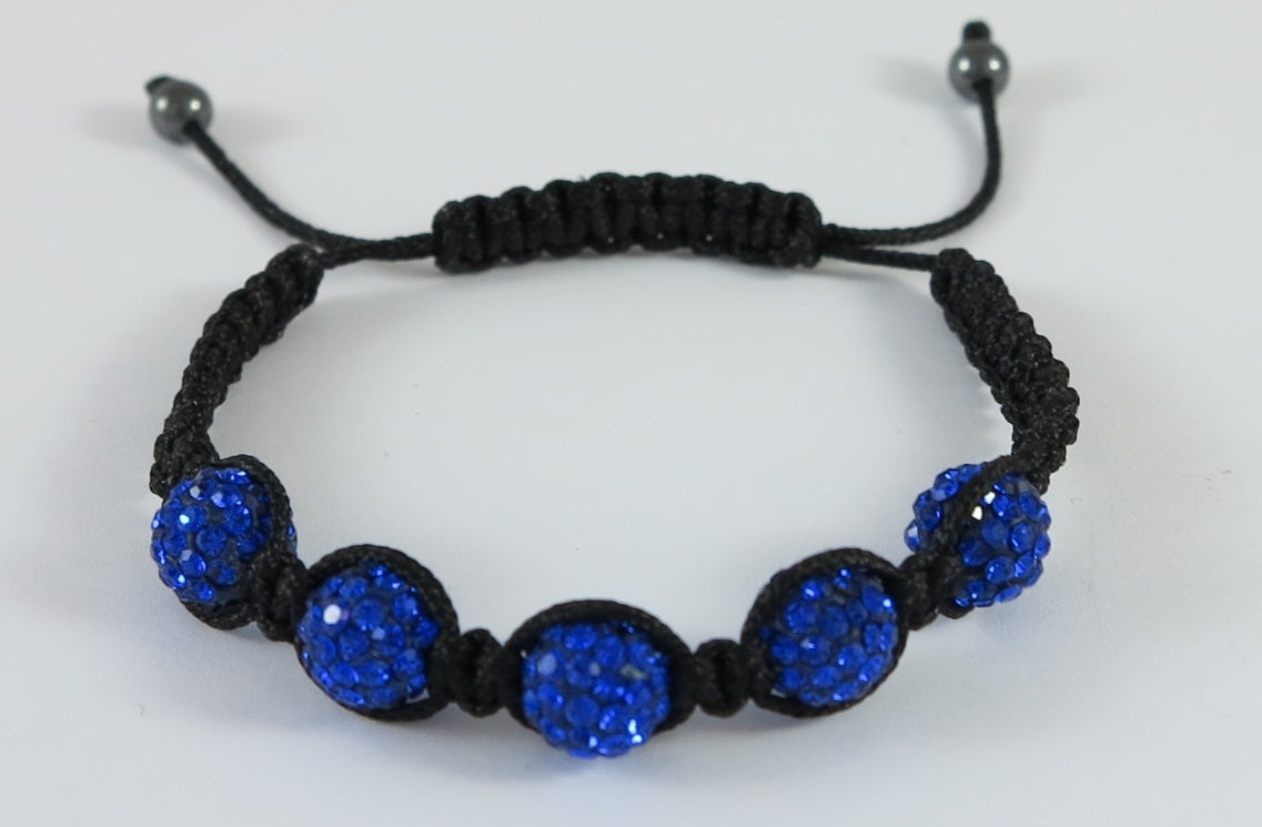 Shamballa Armband Blau
