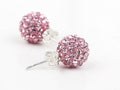 Ohrstecker Shamballa Style Pink