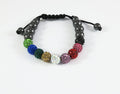 Shamballa Armband Multicolor
