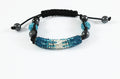 Shamballa Armband Blau variation