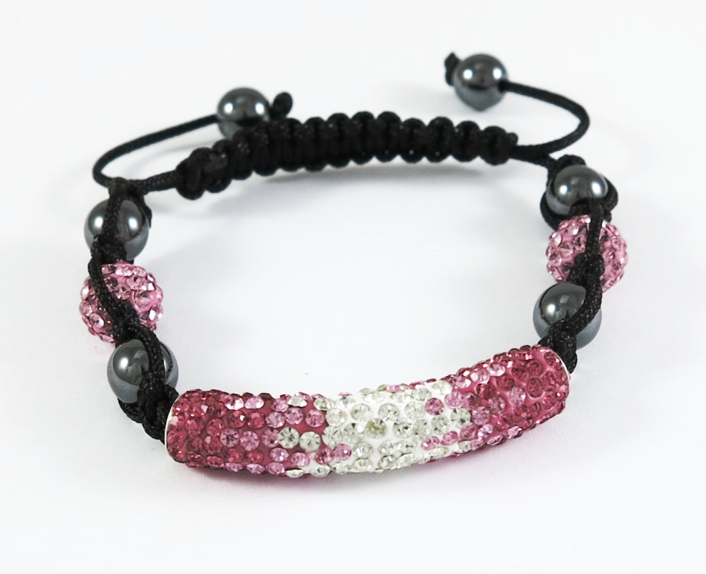 Shamballa Armband Pink