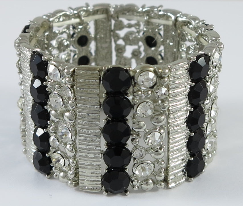 Armband Massiv mit Strass