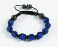 Shamballa Armband Graublau