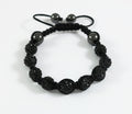Shamballa Armband Schwarz