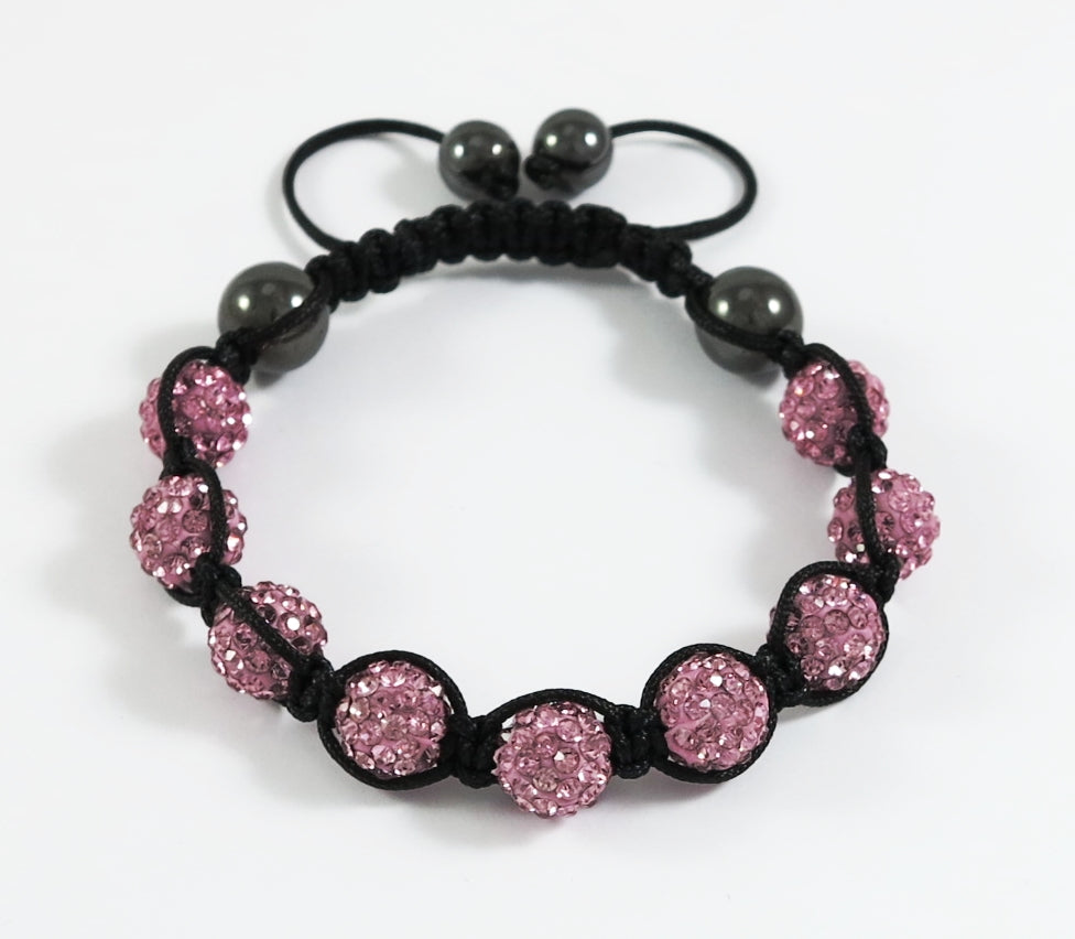 Shamballa Armband Rosa