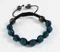 Shamballa Armband Türkis