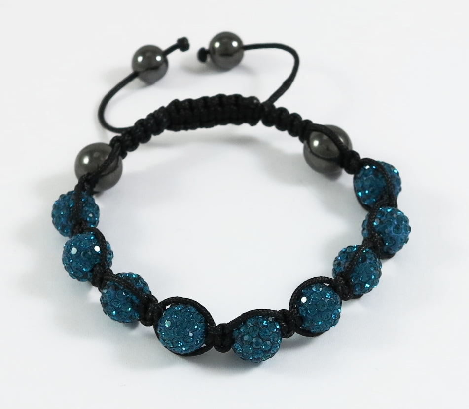 Shamballa Armband Türkis