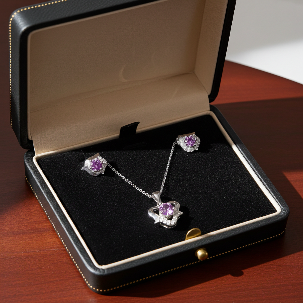 Schmuckset Purple