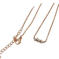 Halskette mit Strass Anhänger