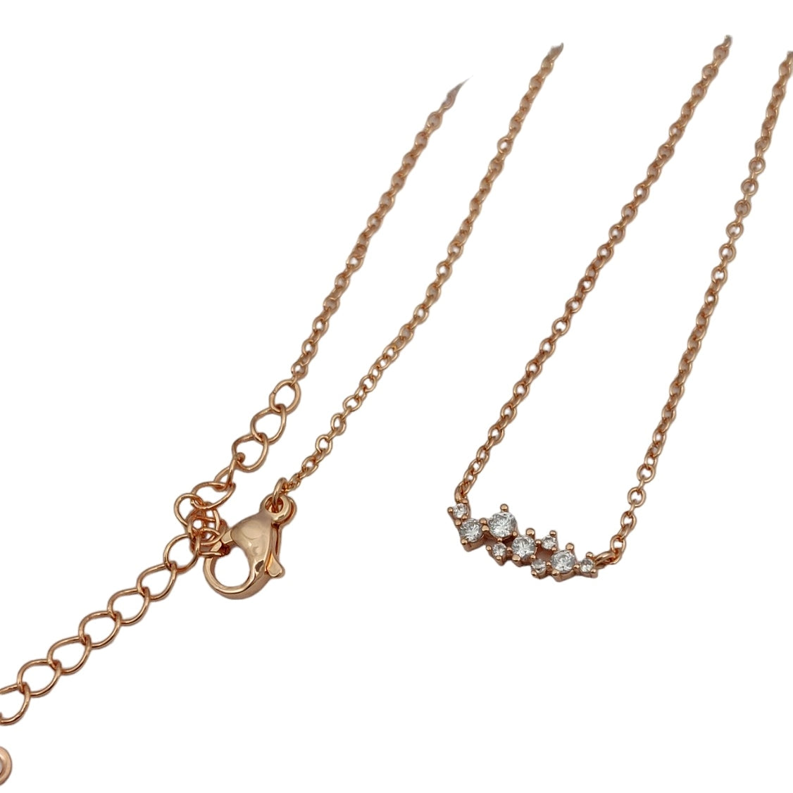Halskette mit Strass Anhänger